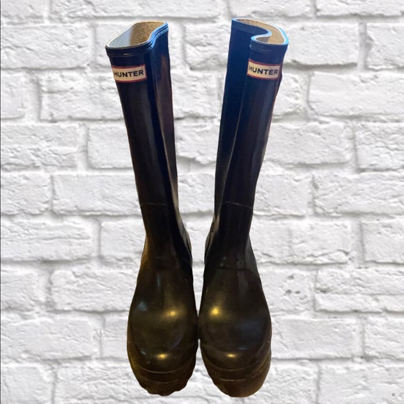Hunter Shoes - Hunter Tall Glossy Rainboot size10